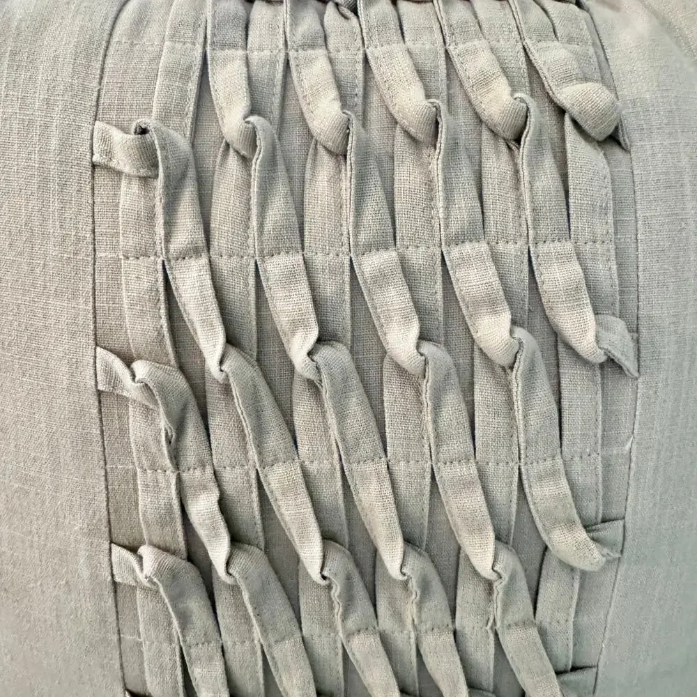 Bombay Company Knotted Detail Throw‎ Pillow Beige 16